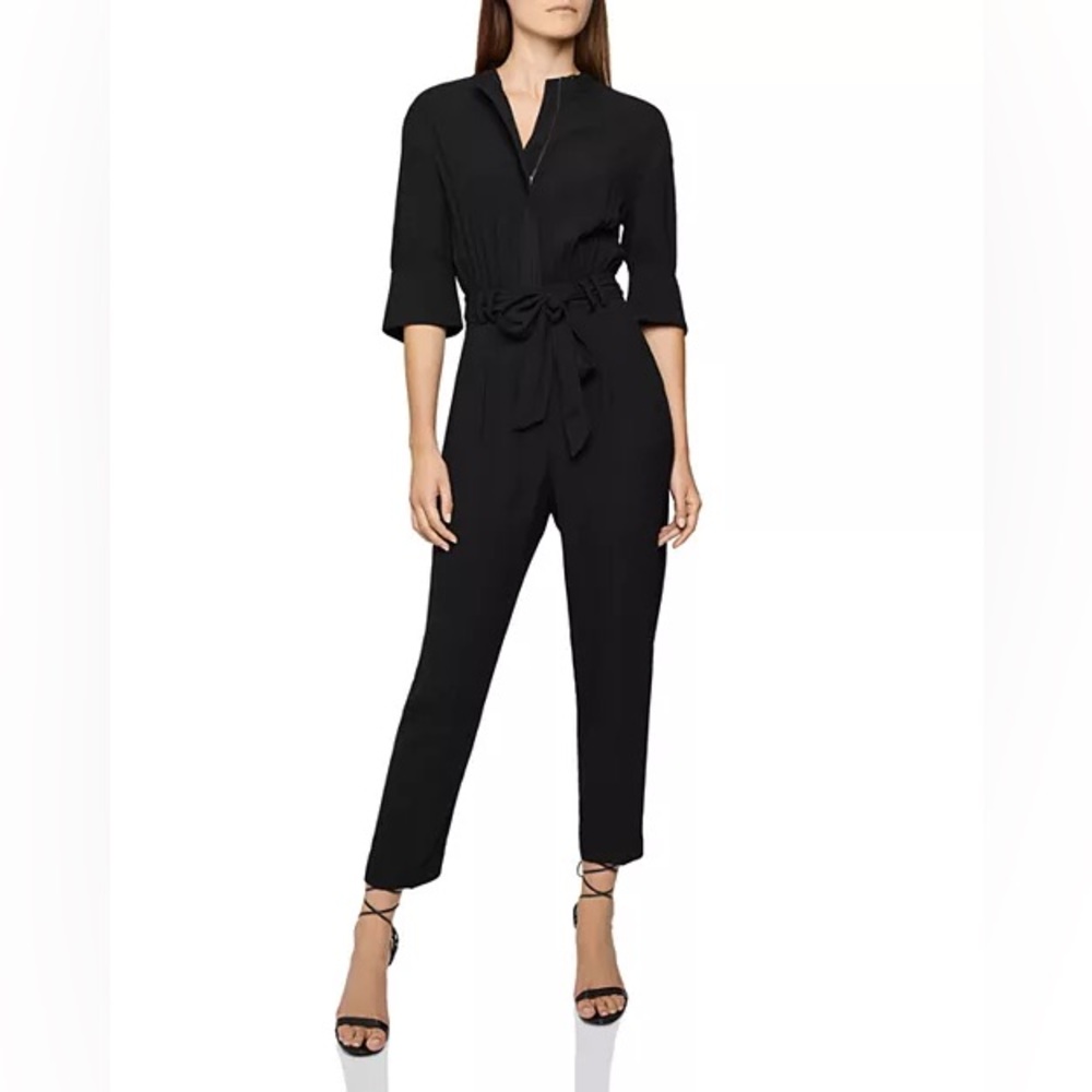 NWT Reiss Freya Utility Jumpsuit – Black Size 0 (US)
